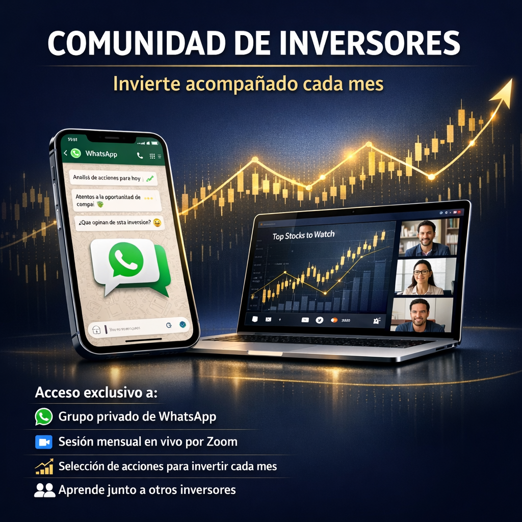Invertir sin miedo - Soporte por Whats App (1 mes)